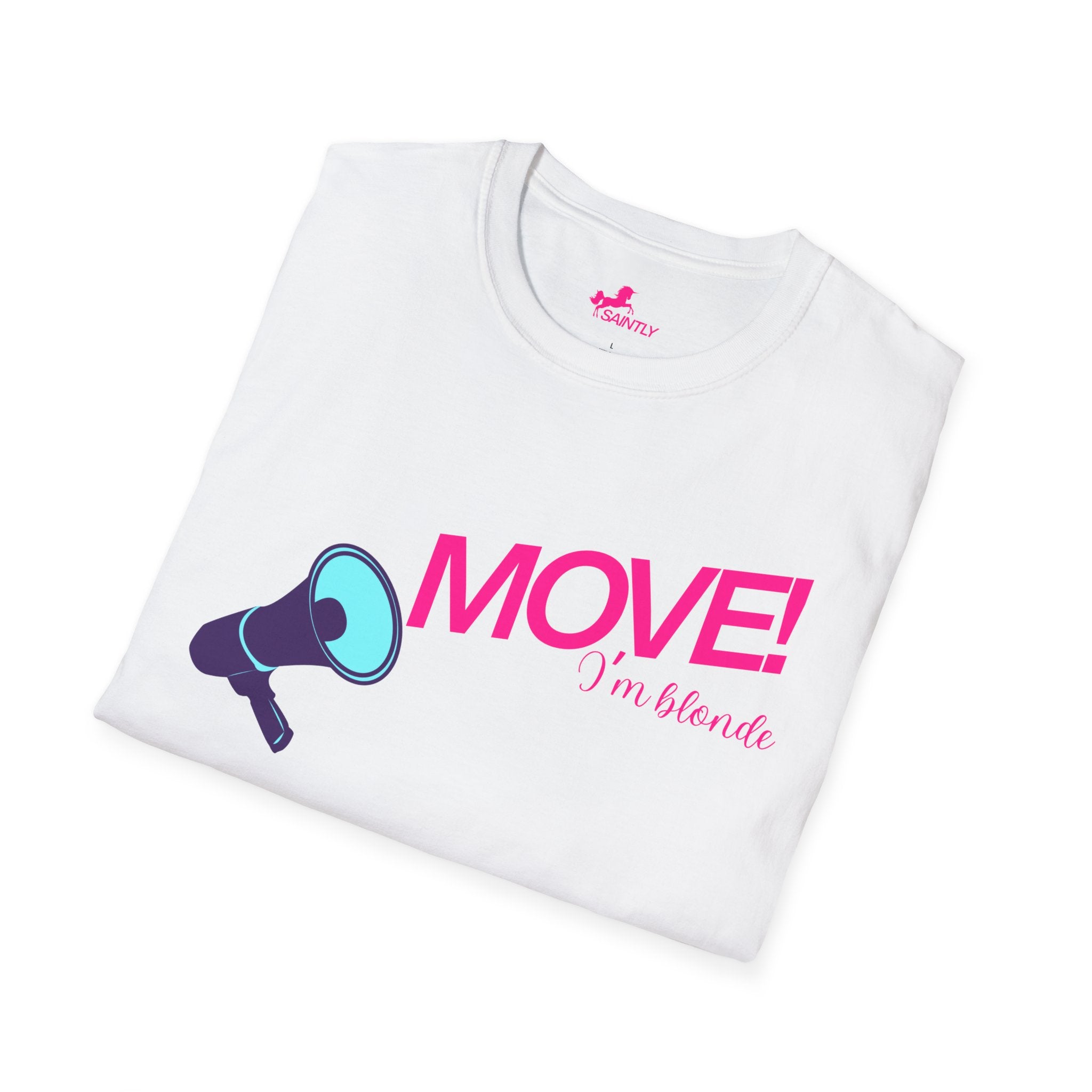 MOVE! i'm blonde t-shirt