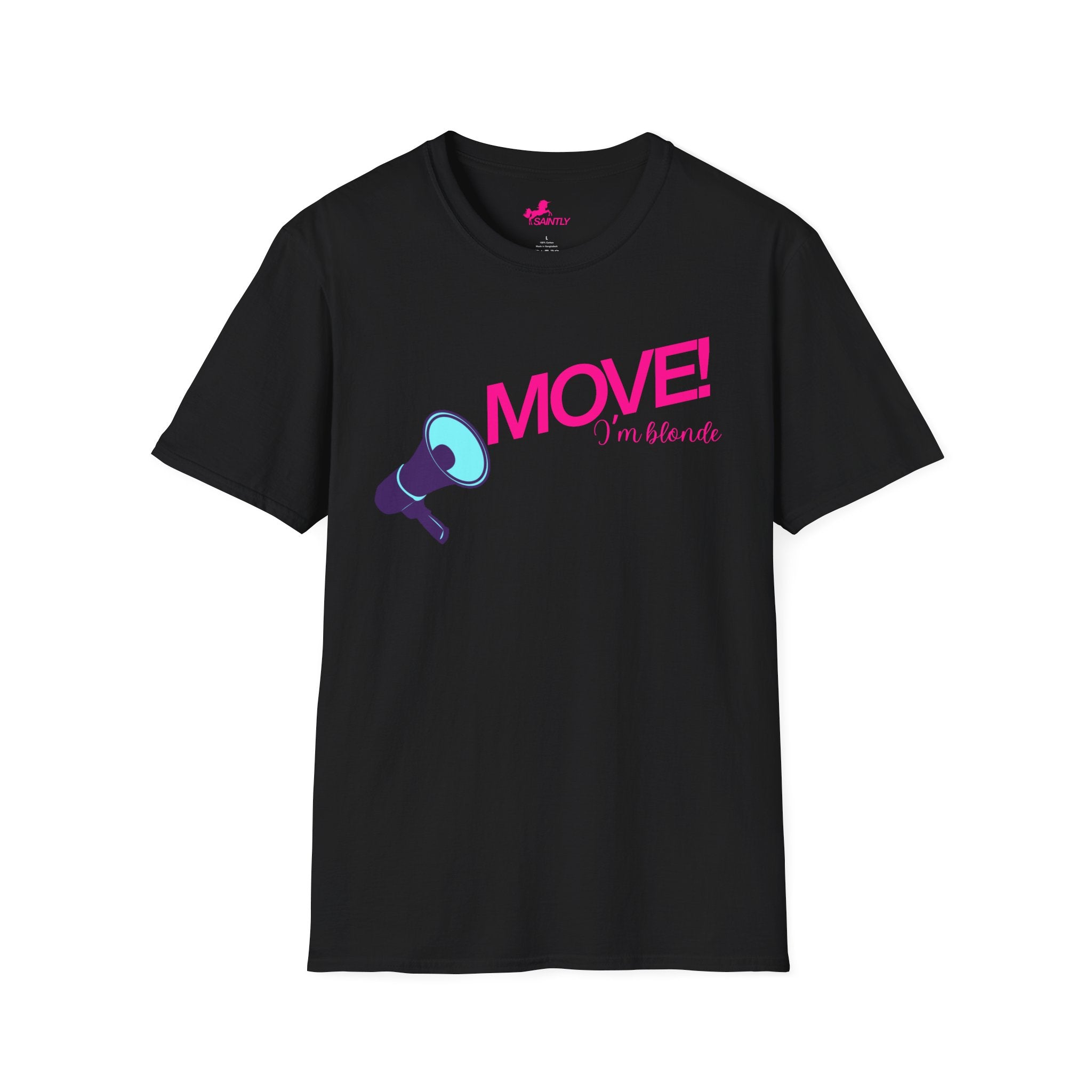 MOVE! i'm blonde t-shirt