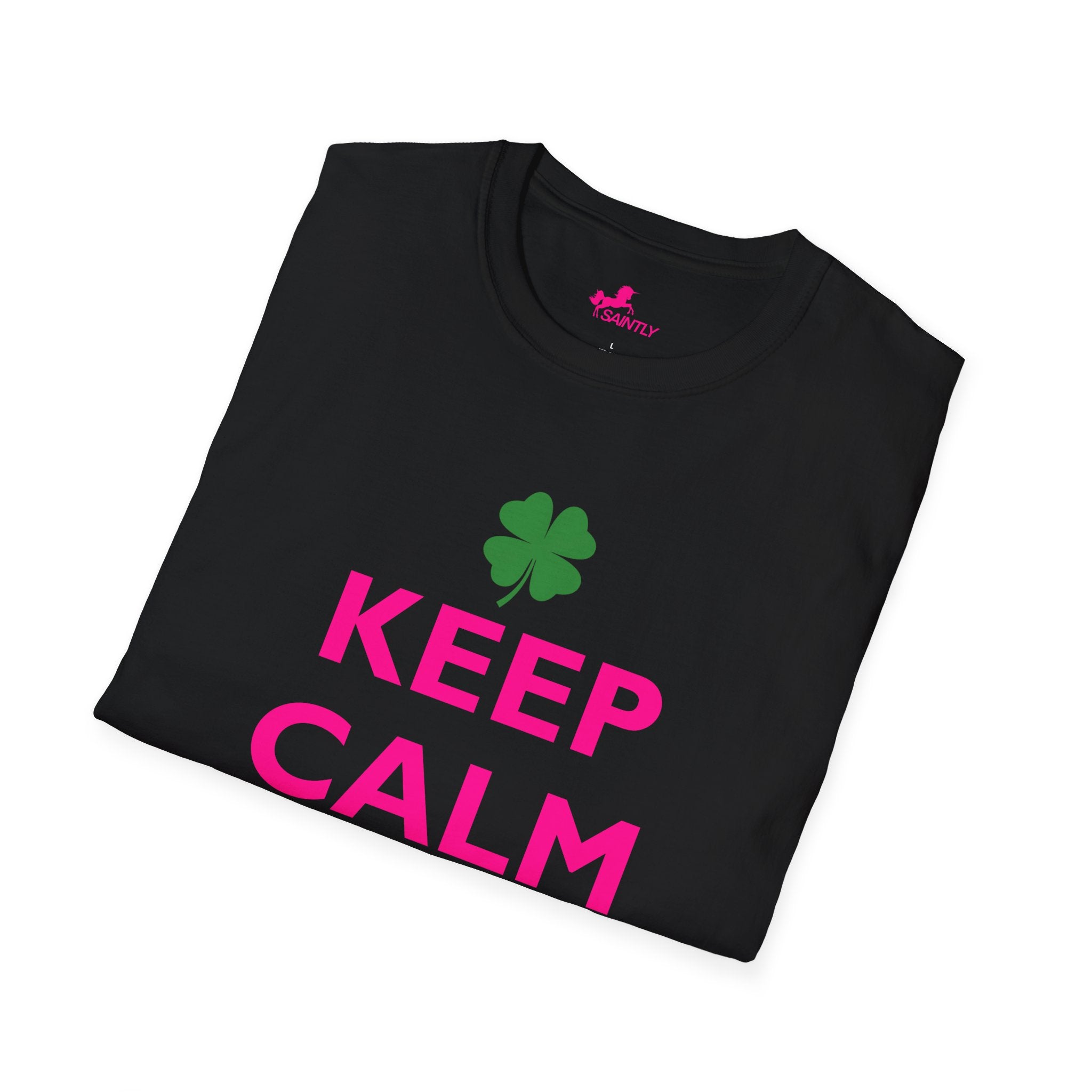keep calm and stay lucky t-shirt